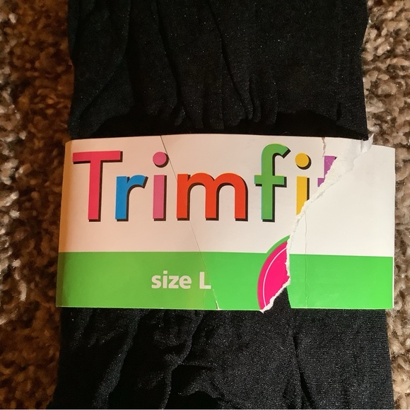 Trimfit girl's opaque tights, color black, size: L (8-10) - Picture 2 of 9